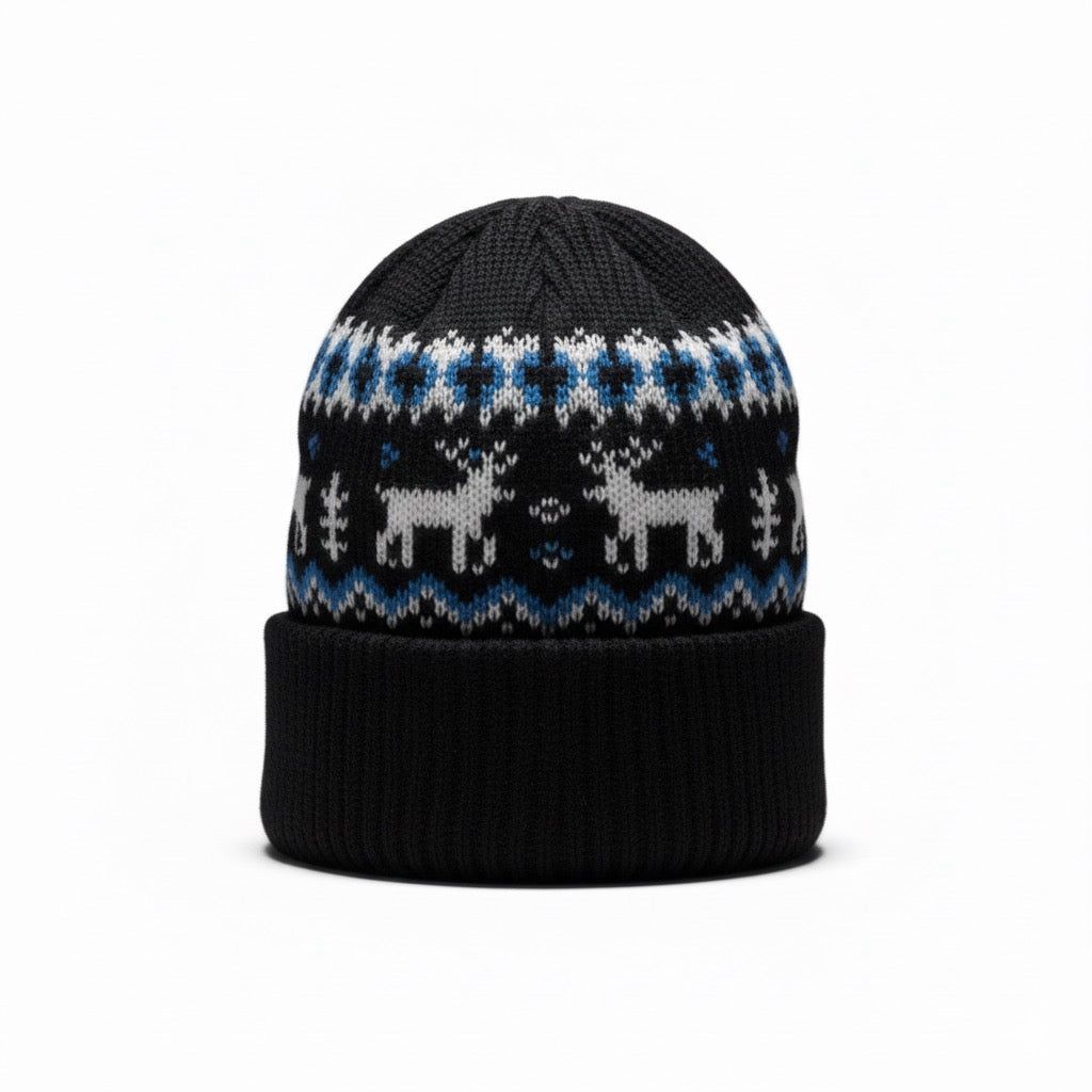 The VYNTA Holiday Fair Isle beanie