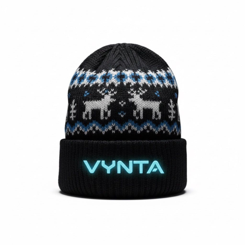 The VYNTA Holiday Fair Isle beanie