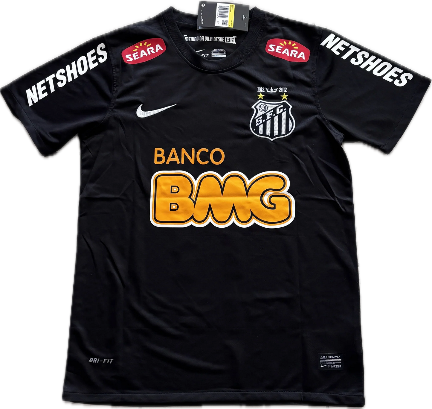 2011-12 Neymar JR Limited Edition Santos Shirt