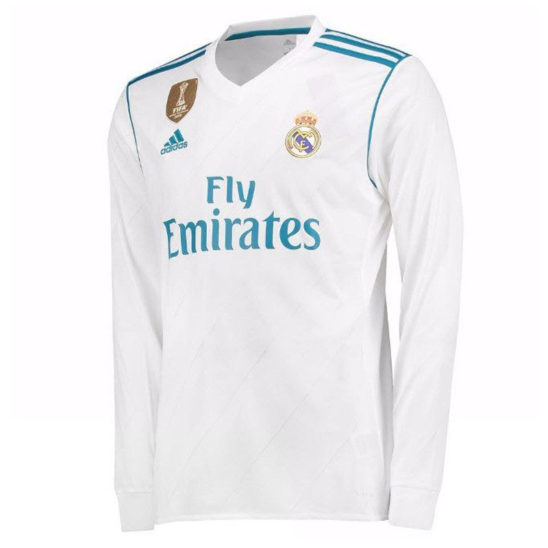17-18 Real Madrid Home Shirt Long Sleeves